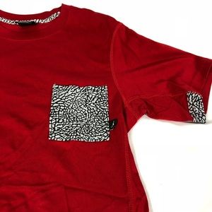 Jordan men’s tee size small red